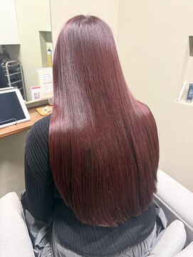 ヤヤ 浅草(yaya.) ブリーチなしレッドカラー