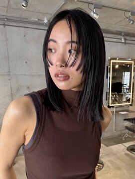 スクリーンギンザメゾン 銀座(SCREEN GINZA MAISON.) 黒髪カタログ/クラゲヘアー/オリーブ/銀座