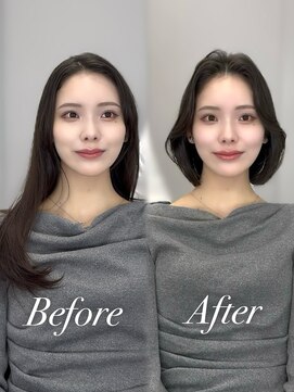 プラチナ(PLATINA) ボブ内巻きボブタンバルモリ韓国ボブ大人ボブ