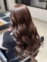 エクラバイナチュラル(eclat by Natural)&nbsp;ウォームブラウン/髪質改善/韓国風ウェーブ/さらツヤロング