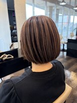 スタイル 皆実店(STYLE)&nbsp;ショートボブデザインカラー♪ピンクベージュ