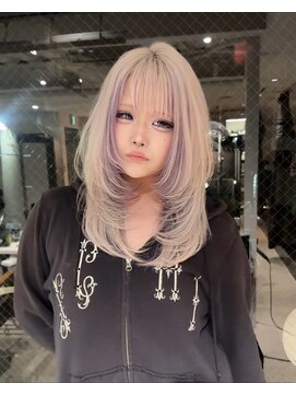 ロイス 渋谷(ROIS) ホワイトベージュ×パープル