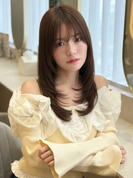 ロンドアヴァントゥス 池袋(Lond aventus) 韓国レイヤー/韓国風/ボブ/髪質改善/黒髪/ブリーチなし〔池袋〕