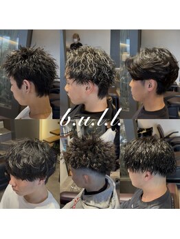 ブル(b.u.l.l.)の写真/カットやパーマで流行りのスタイルが手に入る！再現性の高いスタイル提案で、忙しい朝でも簡単にキマるを☆