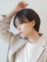 テュケー(TYCHE)&nbsp;シースルーバングの大人ショートボブ