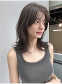 レイヤーカットハイレイヤー顔周りカット韓国風レイヤー髪質改善