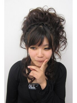 美容室イーナ(e na) ハーフアップ