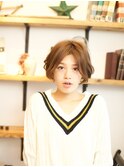 ゆるっとふわっとアンニュイカールなショートボブスタイル☆