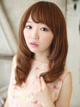 フラミューム 本厚木店(flammeum) ★ 大人かわいいセミロング ★ 内巻きスタイル ★