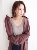 2019.A/W.切りっぱなしボブ×ブラウン