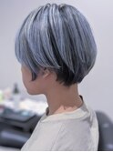 マッシュスタイル×ハイトーンカラー×デザインカラー