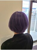 ショートカット×ロイヤルパープル