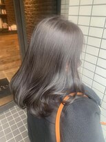 スーリール 博多店(Sourire) ブリーチ&加工なし！艶々グレージュ