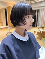 ジェノ(JENO by apish) 黒髪/グレーベージュ/レイヤーロング/前髪パーマ