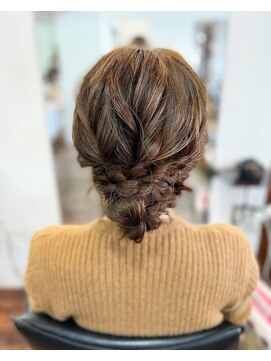 ラトリエコンタン(L´atelier Content) 水引 金箔 成人式ヘア 卒業式ヘア 袴ヘア 振袖ヘア