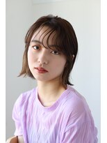 ヘアーアンドメイク エクリ 不動前店(Hair&Make equri)&nbsp;【不動前美容室】外ハネボブ・ナチュラルベージュ