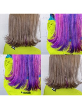 キジ(KIJI) ★ミルクティーベージュ×インナーカラー★