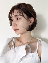 アイティーバイアルバム 下北沢店(IT by ALBUM)&nbsp;ゆるウェーブ_斜めバンググレージュカラーシルキーベージュ_9332