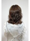 お家でも巻いたような動き!コテ巻き風パーマ☆