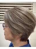 寒色系の白髪染め