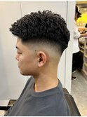 ミドルスキンフェード/アイパー/人形町/barber y