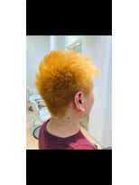 ヘアポジション 自衛隊通(HAIR Position) ハイトーンカラー刈り上げ