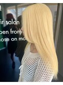 ★ホワイトブロンド×外国人風カラー★