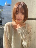クク(coucou)&nbsp;ショート×秋艶カラー×前髪