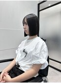美髪矯正で艶々ボブ