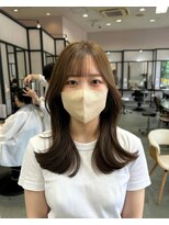 コムマティス 恵比寿ガーデンプレイス(Comme Matisse)&nbsp;@matisse_yuto.レイヤーカット/くびれヘア/グレージュ