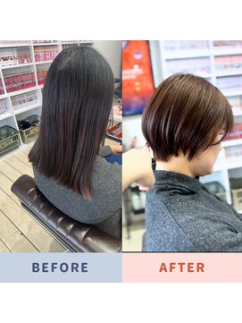 パドトロワ(Pas de trois) 新潟髪質改善×ショートカット×カラー