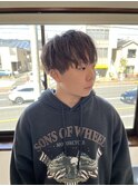 ダブルカラー×ホワイトグレージュ