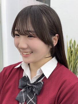 ビューブルー 亀戸錦糸町(VIEW BLUE) ◎美髪カールピンクブラウンロングセミディ似合わせ前髪