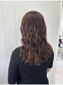 ロング×パーマ
