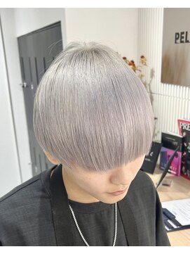 メンズペレ 渋谷(MEN'S PELE) スペインカール/スパイキーショート/ブルーブラック/渋谷