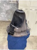 インナーカラーホワイトグレージュ