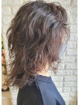 松本平太郎美容室 吉祥寺パートファイブ(PART5) 40代50代60代×ミディアムレイヤーウェーブ×クリープパーマ