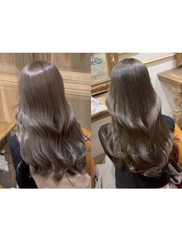 《学校・オフィスでも“印象の良いカラー”お任せください♪》こだわりの処理剤使用で頭皮に優しいのが◎