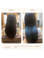 グランバイ アトリエドングリ(Grand × AtlierDonguri)&nbsp;お客様髪質改善データ1934（ダークトーンカラー）