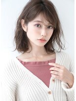 フレームプラス 天王寺あべの店(FRAME+)&nbsp;【FRAME  天王寺あべの】抜け感/くせ毛カット/ピンクグレージュ