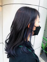 アズールサン 草加西口店(azule-sun)&nbsp;イヤリングカラー,ブルーネイビー,アッシュベージュ【草加】