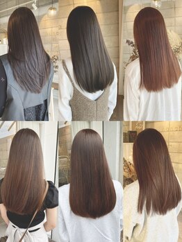 イム(yim)の写真/髪質に合わせて、選べるトリートメントで、カシミヤ質感で自然なツヤ感、指通りなめらかな質感へ♪