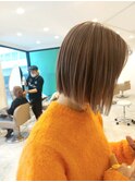 ☆ミニボブ・きりっぱなしボブ・ミルクティーベージュ☆溝の口駅
