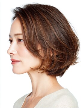 ビフィーノ リルネ(Bifino Rilune) クラゲヘアー/小顔/ココアベージュ/オリーブグレー/川西