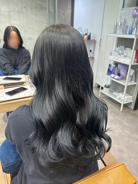 クラム(clam.) 青味ブラック