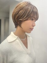 ロマリア 青山 南青山(Lomalia)&nbsp;Lomalia青山/ケアカラーベージュショートヘア