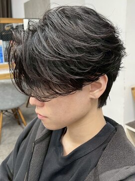 フィフス 渋谷(fifth) 渋谷緩め毛流れセンターパートフェザーパーマ癖毛曲がる縮毛矯正