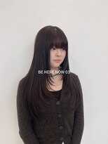 ビーヒアナウ N゜03 金沢駅西店(BE HERE NOW)&nbsp;【韓国ヘア/レイヤーカット/レッドブラウン】