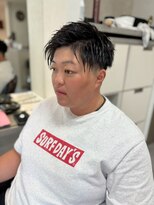 ホワイトストーン WHITE STONE&nbsp;刈り上げセンターパートフェード×ナチュラルショート