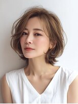 Heart's美人設計と白髪ぼかし専門店 青山表参道店 脱白髪染め/ショートヘア【ハーツ】&nbsp;白髪ぼかし脱白髪染め似合わせショートボブ40代50代60代